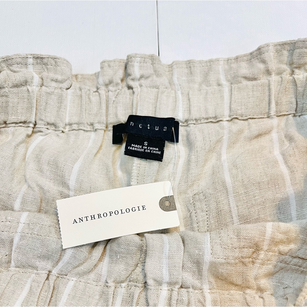 ANTHROPOLOGIE — SANCTUARY THE ISLAND SHORTS IN HAMPTON STRIPE, CREAM/WHITE LINEN - Picture 10 of 12